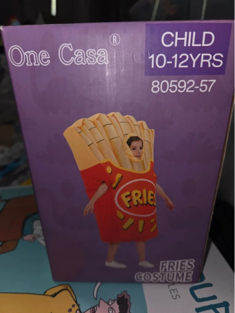 Fries costume child 10/12 years